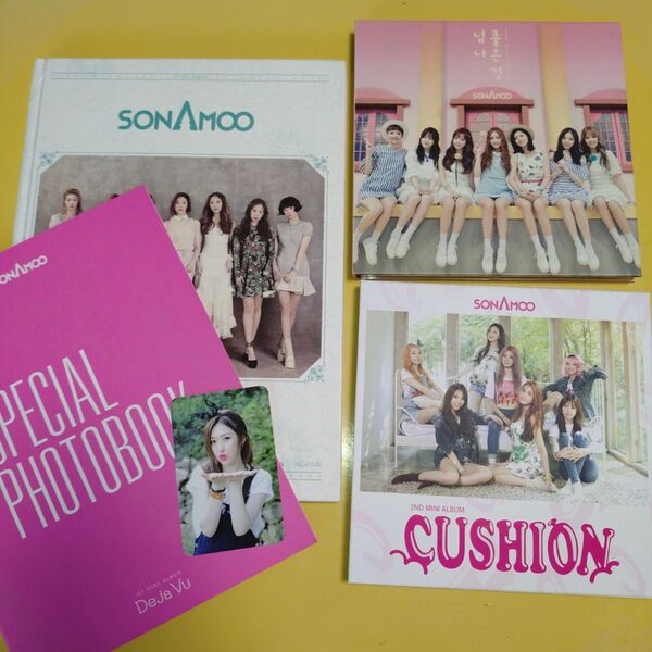 SONAMOO デジャヴ クッション アルバム セット イジン トレカ付き スペシャル フォトブック付 CD まとめ 売り