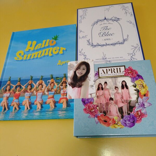 APRIL エイプリル「SPRING」2nd ミニ トレカ付 SUMMER (スペシャルアルバム[韓国 CD 5th ブルー