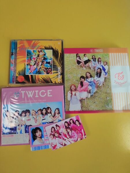 #TWICE (初回限定盤 coaster セット happy シングル CD アルバム まとめ 売り トレカ ポスター あり