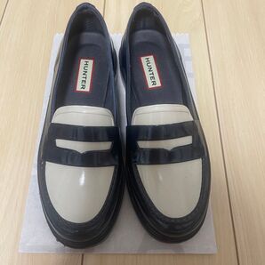 HUNTER レインシューズ ネイビー uk3