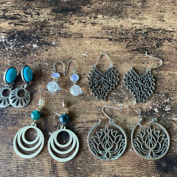 ピアス アクセサリー天然石