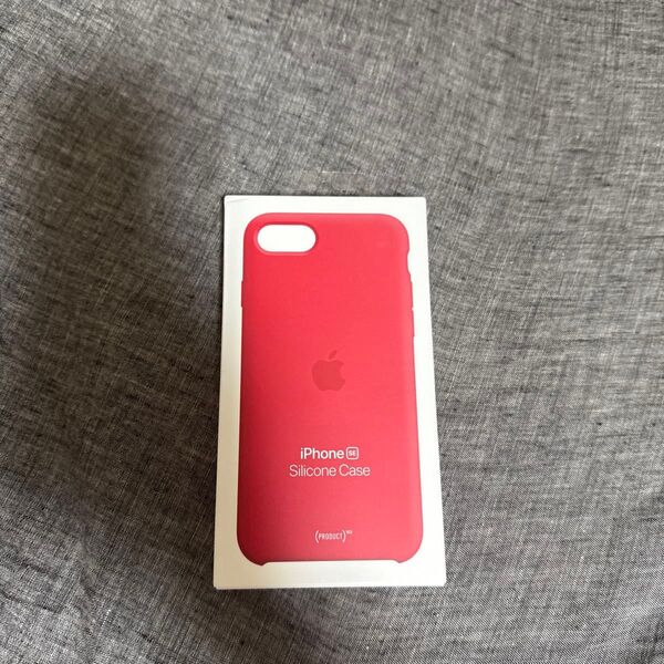 即日発送!最安値!新品 Apple 純正 iPhone 7 / 8 / SE (第2世代・第3世代) シリコンケース レッド