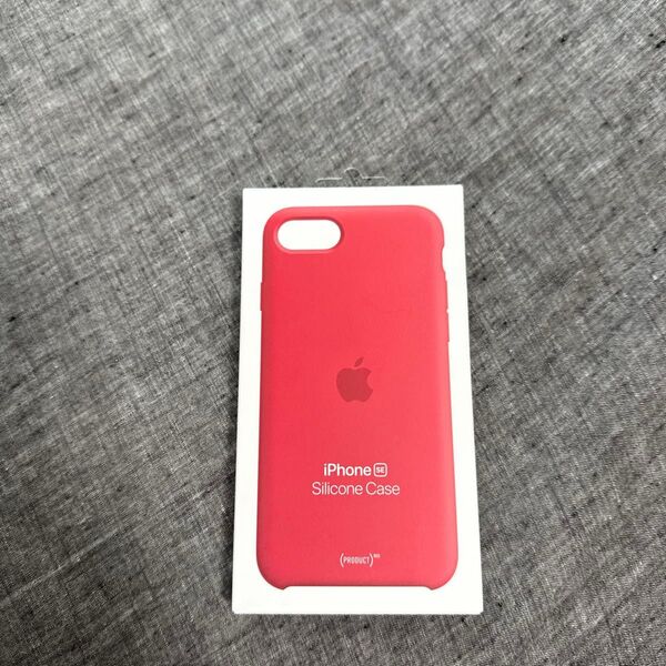 即日発送!最安値!【Apple純正】iPhone 7 / 8 / SE シリコンケース・レッド ☆新品☆未開封