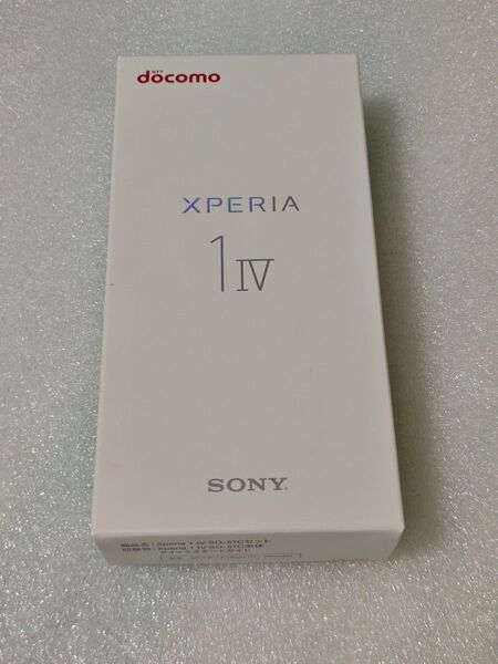 新品 SONY Xperia 1 IV SO-51C ブラック 黒 docomo ドコモ SIMフリー