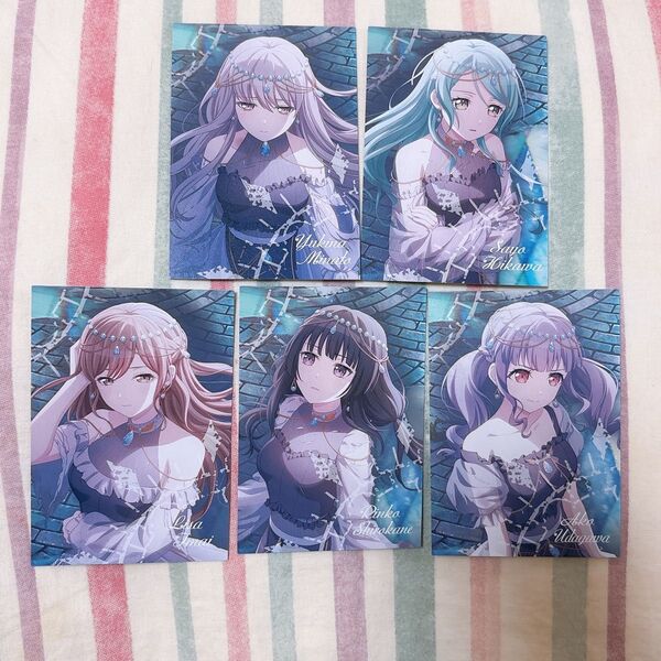 バンドリ Roselia CD特典 キャラクターカード Requiem for Fate コンプリート
