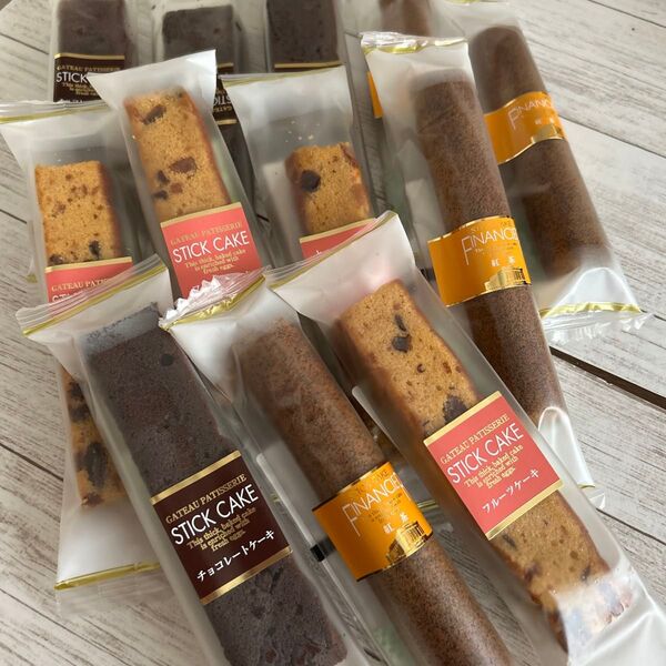 シェリエ スティックケーキ フィナンシェ紅茶 フルーツケーキ チョコレートケーキ 12本