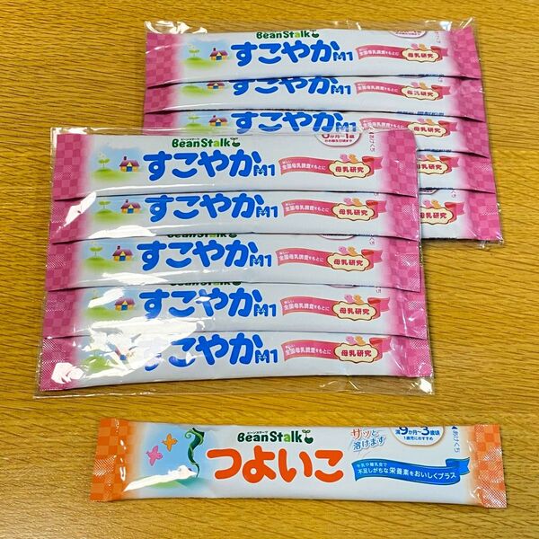 雪印ビーンスターク ビーンスターク すこやかM1 スティック 10本 + つよいこ 1本