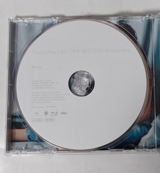 Crystal Kay ALL TIME BEST 25th Anniversary(初回限定盤)Blu-rayのみ