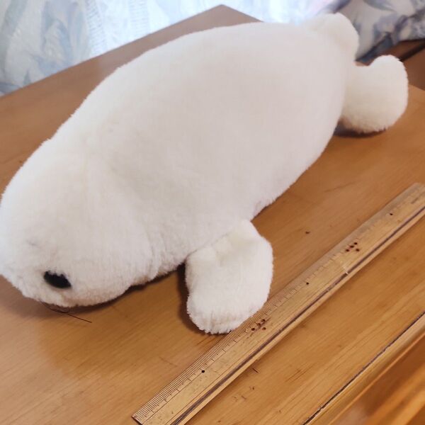 かわいい ラッコぬいぐるみ白