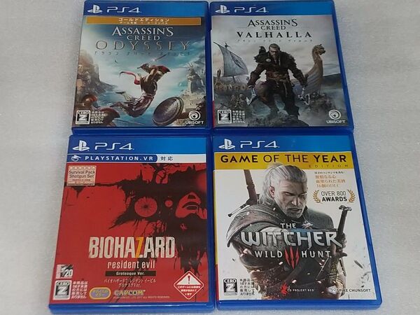 【PS4】 ソフト4本セット