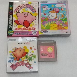 星のカービィ 4本セット ゲームボーイカラーソフト等