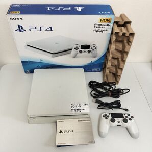中古動作品 FW12.00 PlayStation4 グレイシャー・ホワイト 500GB CUH-2200AB02