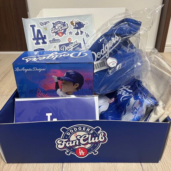 ロサンゼルス・ドジャース ファンクラブ限定グッズセット 未使用 大谷翔平ボブルヘッド付き