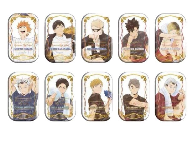 ハイキュー スクエア缶バッジ