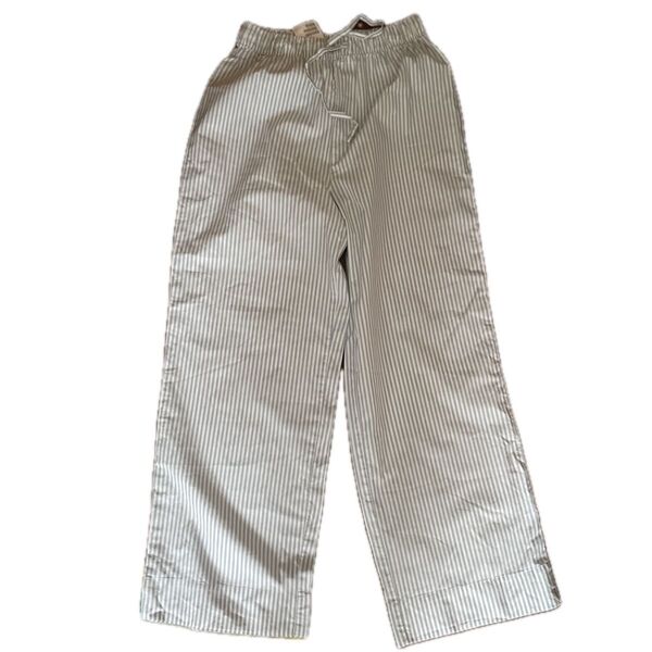 H&M エイチアンドエム ルームウェア コットン パンツ ボトムス ストライプ リラックスウェア パジャマ下 S