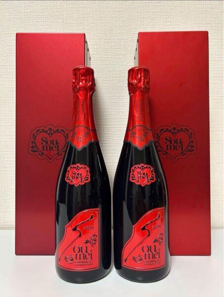 Soumei ソウメイ ブリュット レッド 2015 12.5% 750ml 箱付き Soumei 6月23日今夜限りの出品