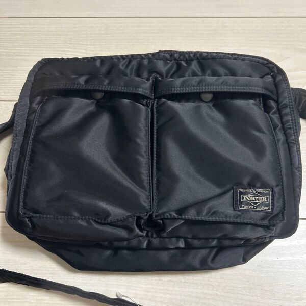 【美品】PORTER タンカー ショルダーバッグ L