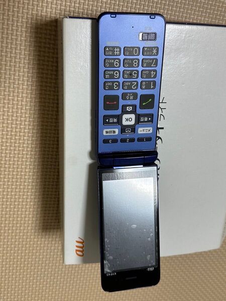 SIMフリー au かんたんケータイ kyf43 充電器セット