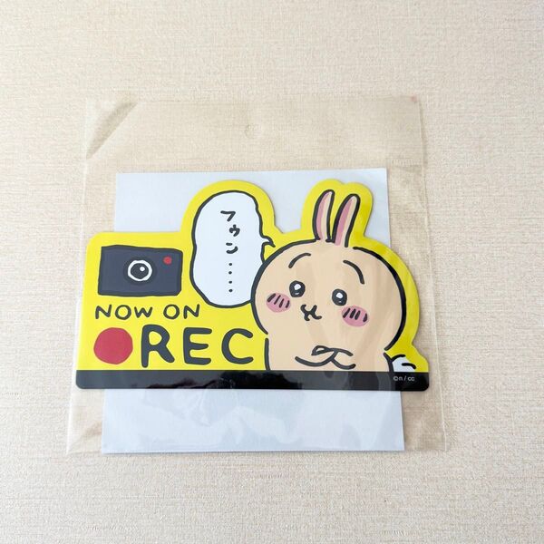 ちいかわ REC カーマグネット 車用品 うさぎ ドライブレコーダー