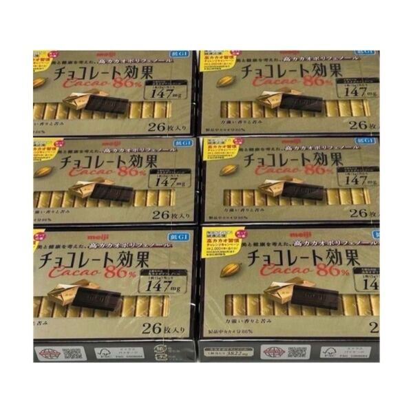 チョコレート効果 86% 26枚 (130g) ×6 綿棒1本