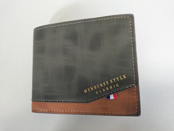 二つ折り財布 PUレザー 軽量 コンパクト ウォレット