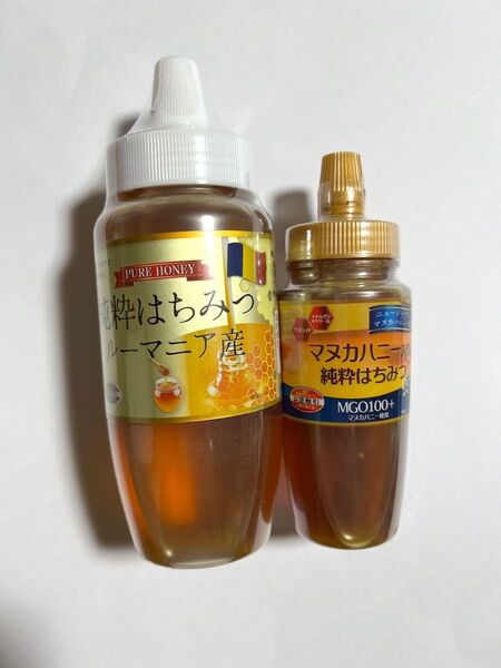 マヌカハニー入り純粋はちみつ 240g & ルーマニア産はちみつ 500g セット 蜂蜜 正栄 ハチミツ ハニー