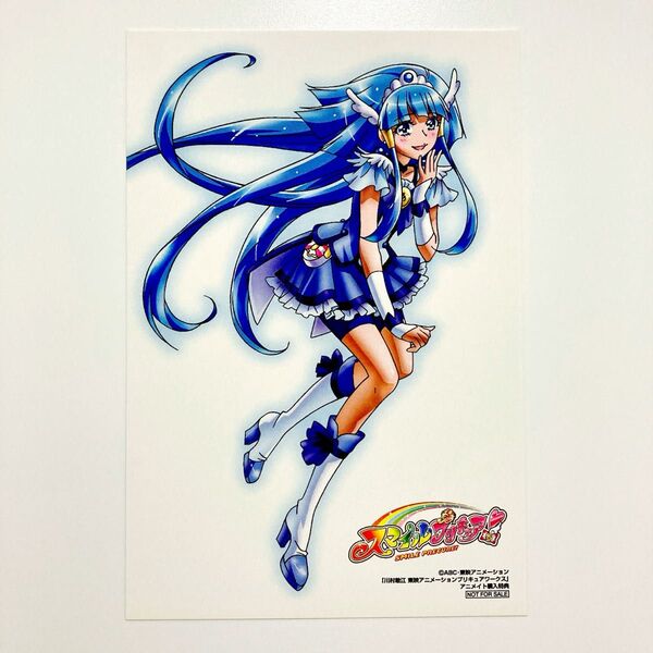 スマイルプリキュア ポストカード「キュアビューティ 」青木れいか 川村敏江 東映アニメーション プリキュアワークス 特典 イラスト