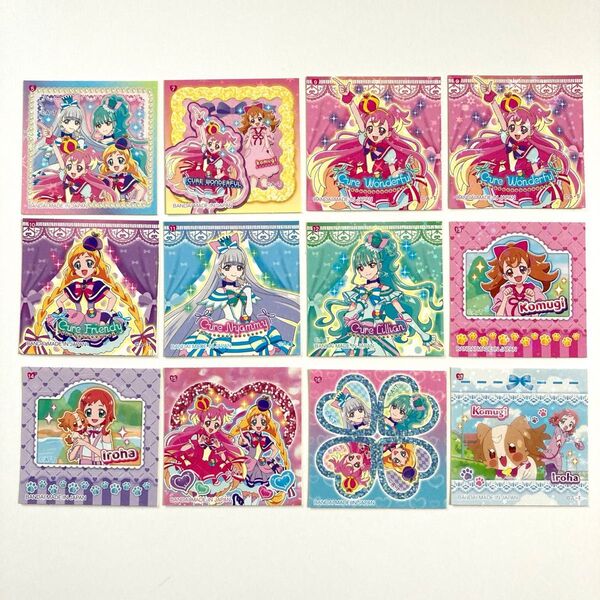 わんだふるぷりきゅあ 第一パン付属シールNo.5.7.9.10.11.12.13.14.15.16.32 プリキュアシール