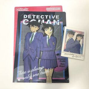 名探偵コナン 工藤新一 毛利蘭 2点セット ミニクリアファイル コレクション5 フラットガシャポン ぱしゃこれ vol.4