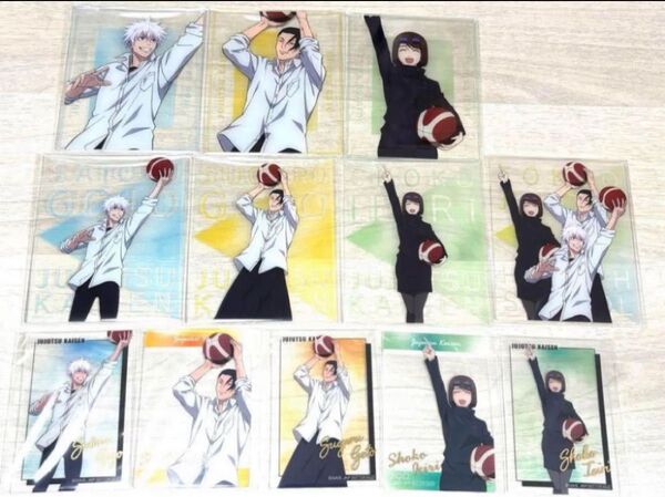 呪術廻戦 バスケ アクリルカード toho 特典 クリアカード 五条悟 夏油傑 家入硝子