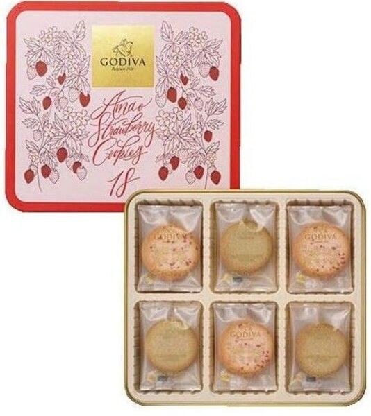 GODIVA ゴディバ あまおう苺ラングドシャクッキーアソートメント