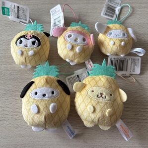 サンリオキャラクターズ フルーツきぐるみ〜パイン〜 全5種 コンプリート