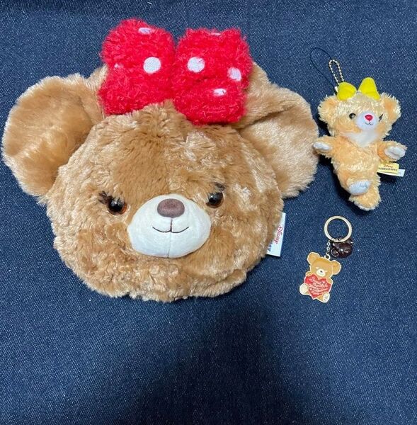 ユニベアシティ ディズニーストア ぬいぐるみバッグ