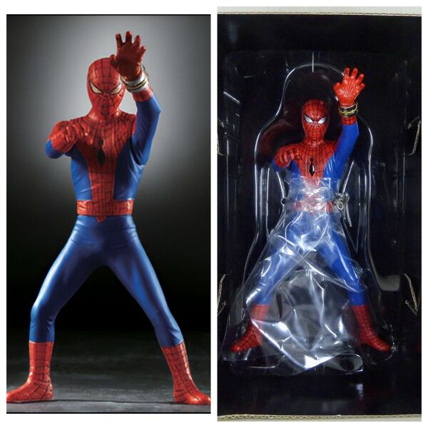 単品出品 ソフビ魂 スパイダーマン(東映ver.)単体 超合金魂 GX-33 レオパルドンの付属品 東映特撮 マーベル