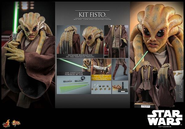 ホットトイズ MMS751 スター・ウォーズ 1/6フィギュア キット・フィストー Star Wars Kit Fisto