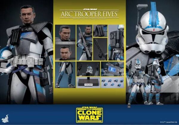 ホットトイズTMS132 スター・ウォーズクローン・ウォーズ ARCトルーパーファイブス ARC Trooper Fives