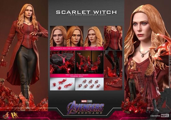 ホットトイズDX35『アベンジャーズ/エンドゲーム』 スカーレット・ウィッチ 1/6 Endgame Scarlet Witch