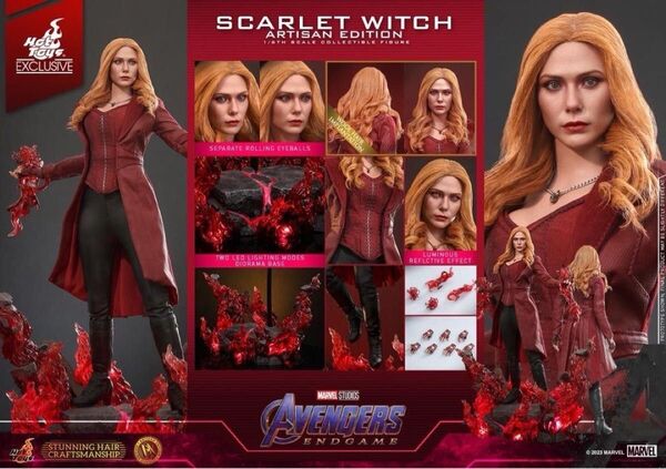 ホットトイズ DX36AE アベンジャーズ/エンドゲーム スカーレット・ウィッチ Scarlet Witch 植毛版 DX ver