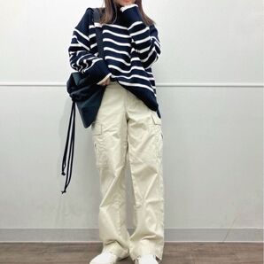UNIQLOカーゴパンツ ワークパンツ カジュアルパンツ スラックス パンツ テーパード ワイドパンツ パンツ 体型カバー