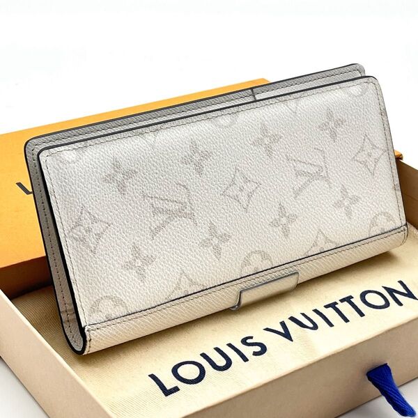 LOUIS VUITTON【現行RFID最高級美品】タイガマラポルトフォイユブラザNM二つ折り財布長財布 ルイヴィトン
