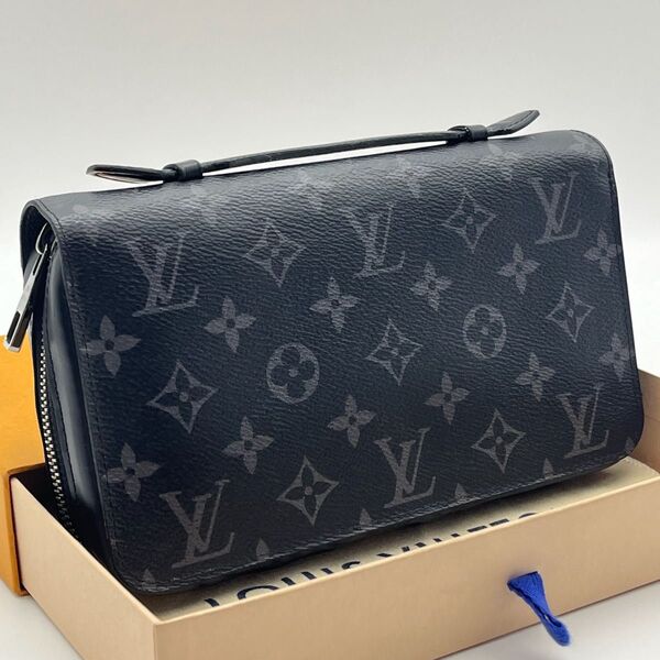 Louis Vuitton【最高級美品】モノグラムエクリプスジッピーXLラウンドファスナーラウンドジップ ルイヴィトン 長財布