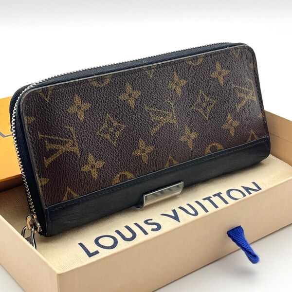 LOUIS VUITTON【最高級美品】モノグラムマカサージッピーウォレットヴェルティカル ラウンドファスナーラウンドジップ長財布
