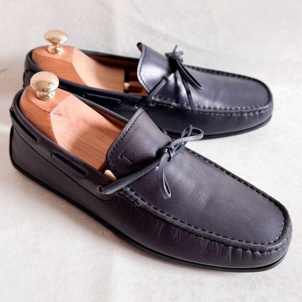 未使用級 TOD’S トッズ ドライビングシューズ ゴンミーニ UK5