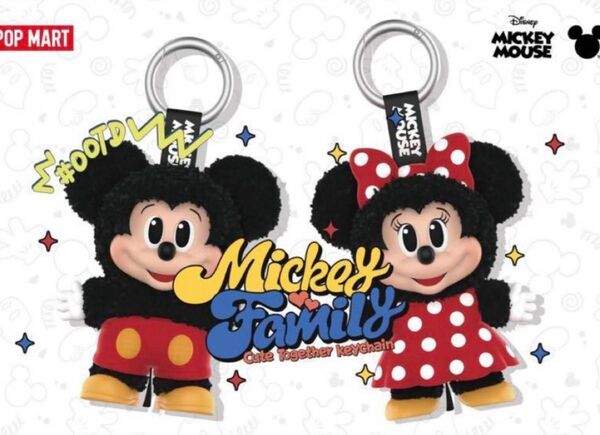POPMART Disney ディズニー ミッキーとミニー セット キーホルダー