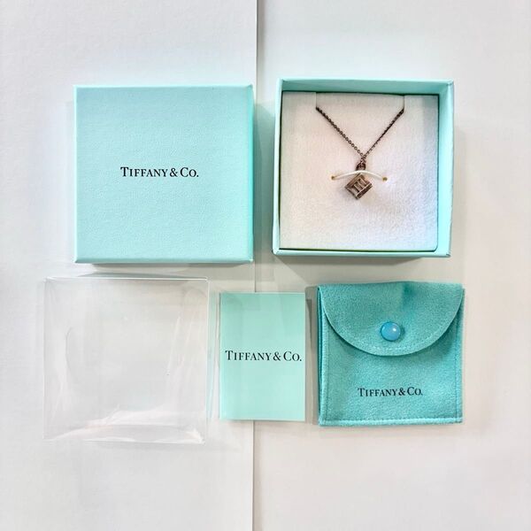 ■正規品 新品 未使用■ティファニー シルバー アトラスキューブ ネックレス ペンダント TIFFANY & Co 専用ケース付き