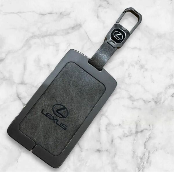 キーホルダー LEXUS キーカバー カード式 レクサス専用 スマートキーケース グレー 納車 カードカバー プレゼント