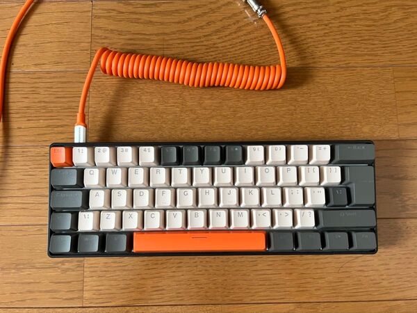 ZIYOULANG T60 ゲーミングキーボード メカニカルキーボード 茶軸 60% コンパクトキーボード