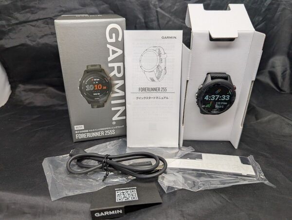 ガーミン GARMIN スマートウォッチ Forerunner 255S Music GPSランニングウォッチ ブラック
