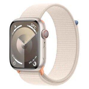 新品開封未使用 Apple Watch 9 Cellular 45mmスターライトアルミケーススポーツループMRMA3J/A