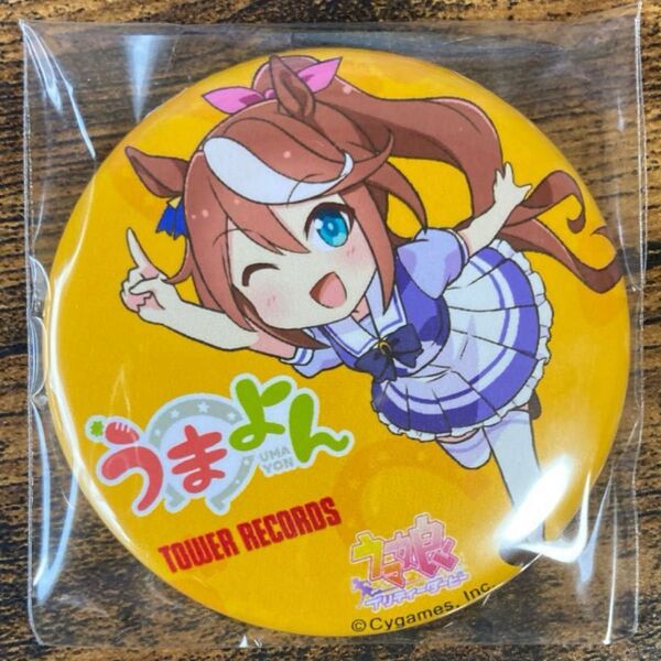 ウマ娘 うまよん 缶バッジ タワレコ トウカイテイオー